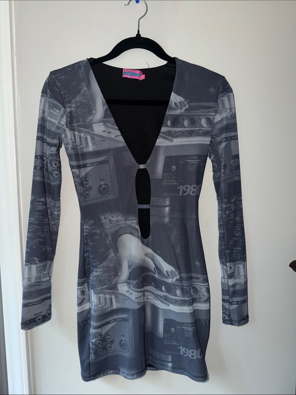 edikted synth 1980 dress